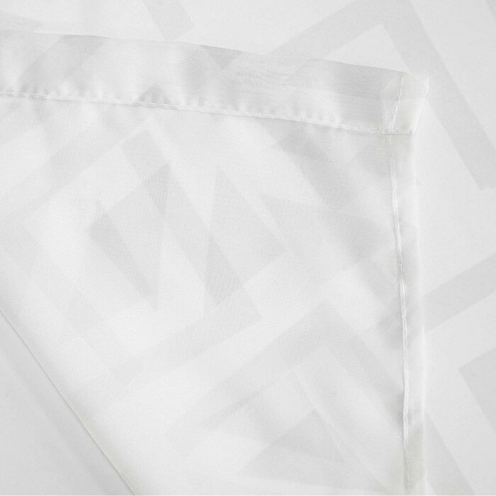 Тюль для кухни Witerra Треугольник 140х180 см, серый, вуаль, п/э 100% - фотография № 5