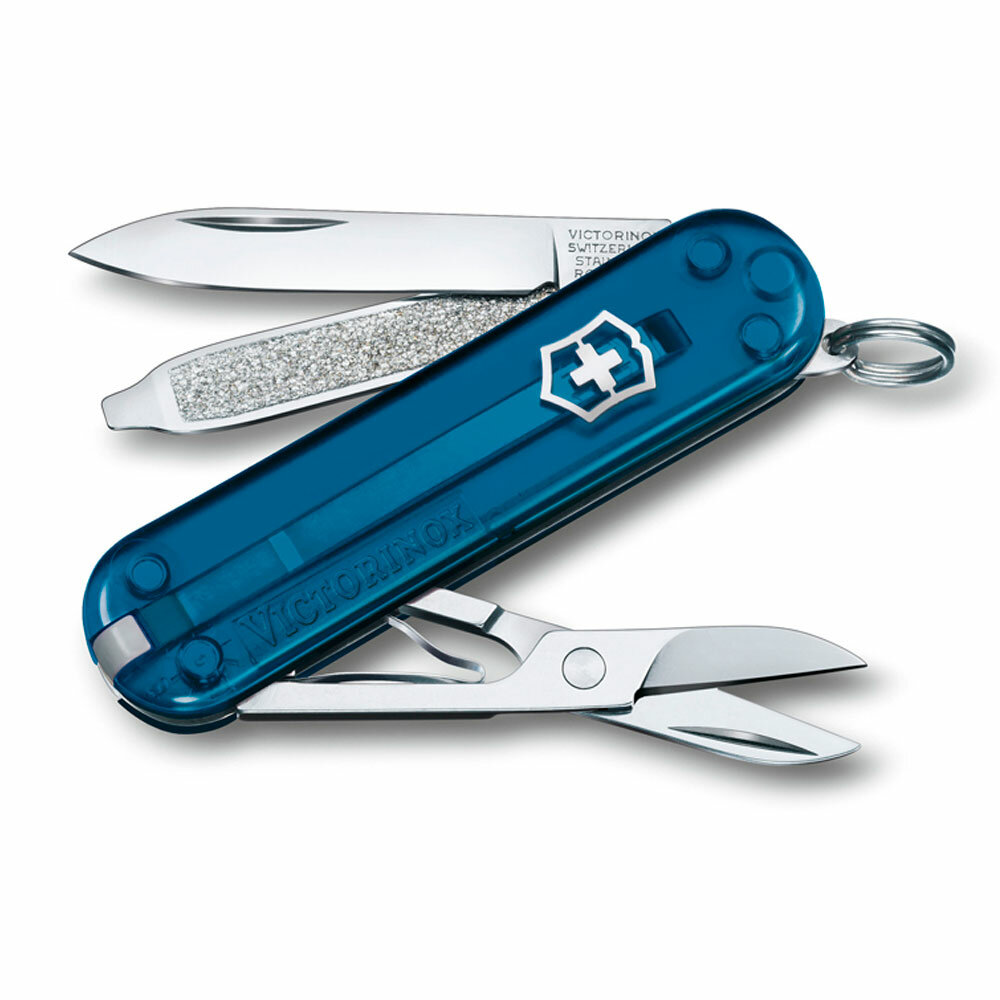 Нож-брелок Victorinox Classic SD Colors Sky High 58мм 0.6223.T61G