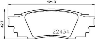 BREMBO колодки тормозные дисковые, LEXUS RX L2 10 15- TOYOTA CAMRY V7, VA7, VH7 06 17- TOYOTA C-HR P83160