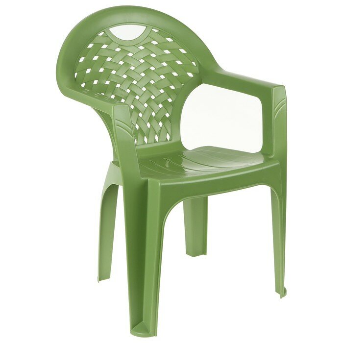 Кресло, 58,5 х 54 х 80 см, цвет зеленый - фотография № 1