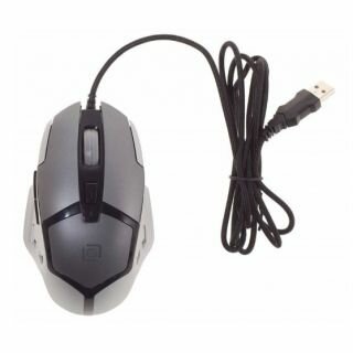 Компьютерная мышь Oklick 915G HELLWISH V2 черный/серебристый