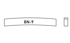 BN-9 Заготовка верхнего порожка для гитары кость Hosco