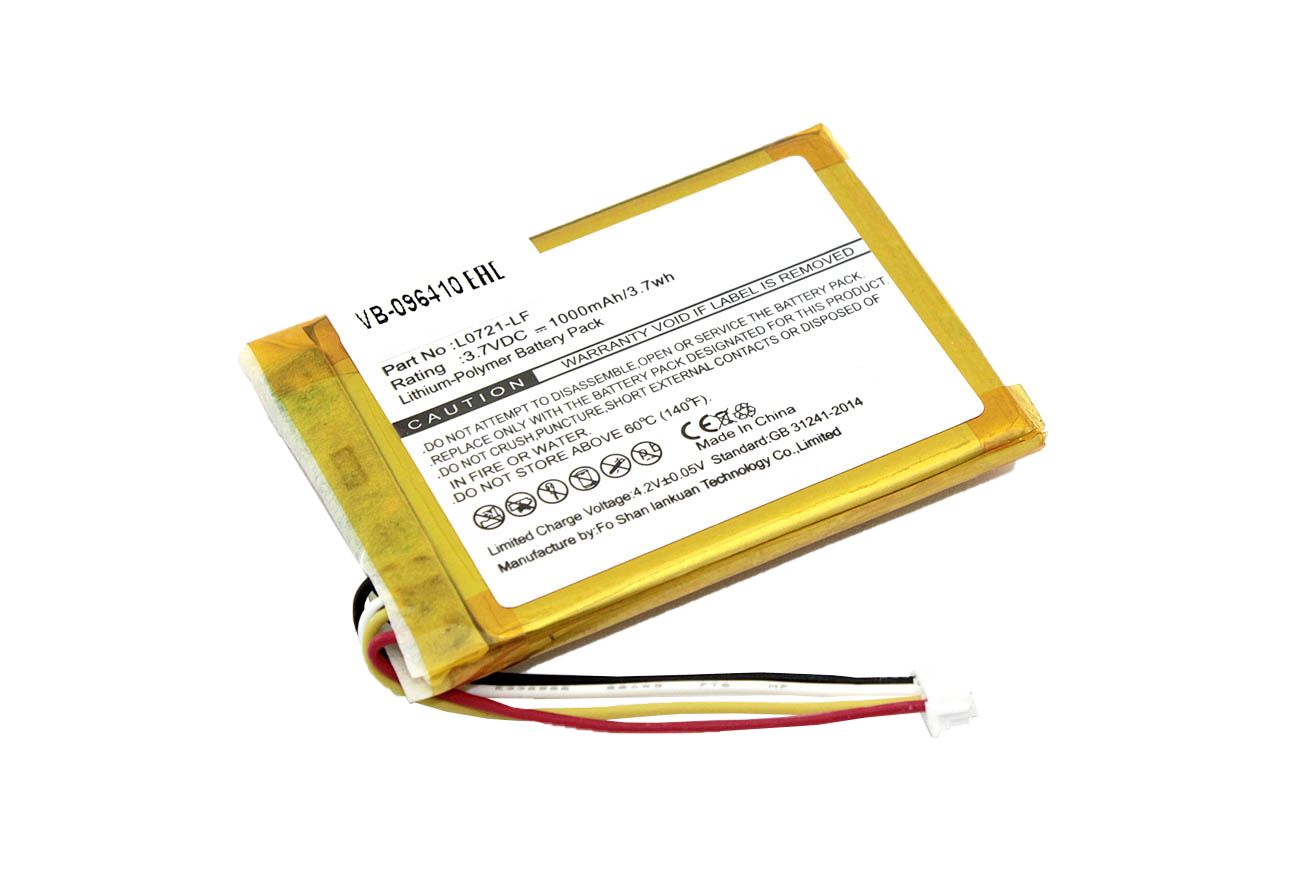 Аккумулятор для акустики Clip 3.7V 1000mAh 2.22Wh