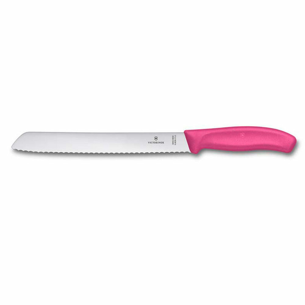 Нож кухонный Victorinox для хлеба SwissClassic розовый 21 см 6.8636.21L5B