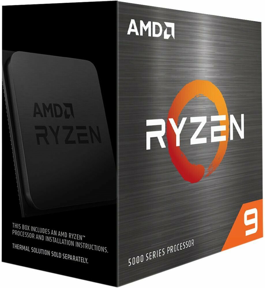 Процессор AMD Ryzen 9 5900X, BOX (без кулера)