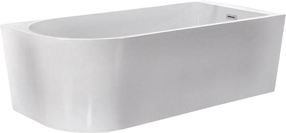 фото Esbano Акриловая ванна Esbano Afina L 170x80 см, отдельностоящая, со сливом-переливом, асимметричная