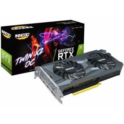 Видеокарта Inno3D nVidia GeForce RTX 3060 Ti 8Gb N306T2-08D6X-119032DH