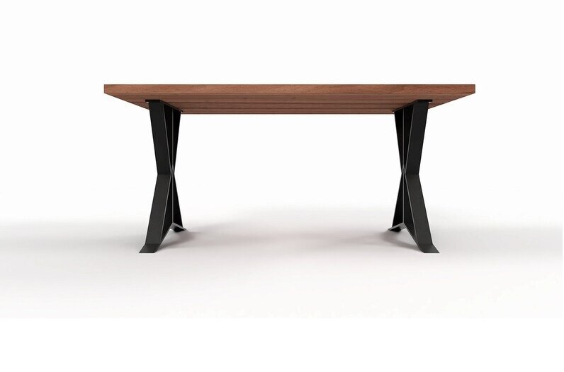 Подстолье/опора из металла для стола в стиле Лофт Модель 16 (2 штуки) - фотография № 3
