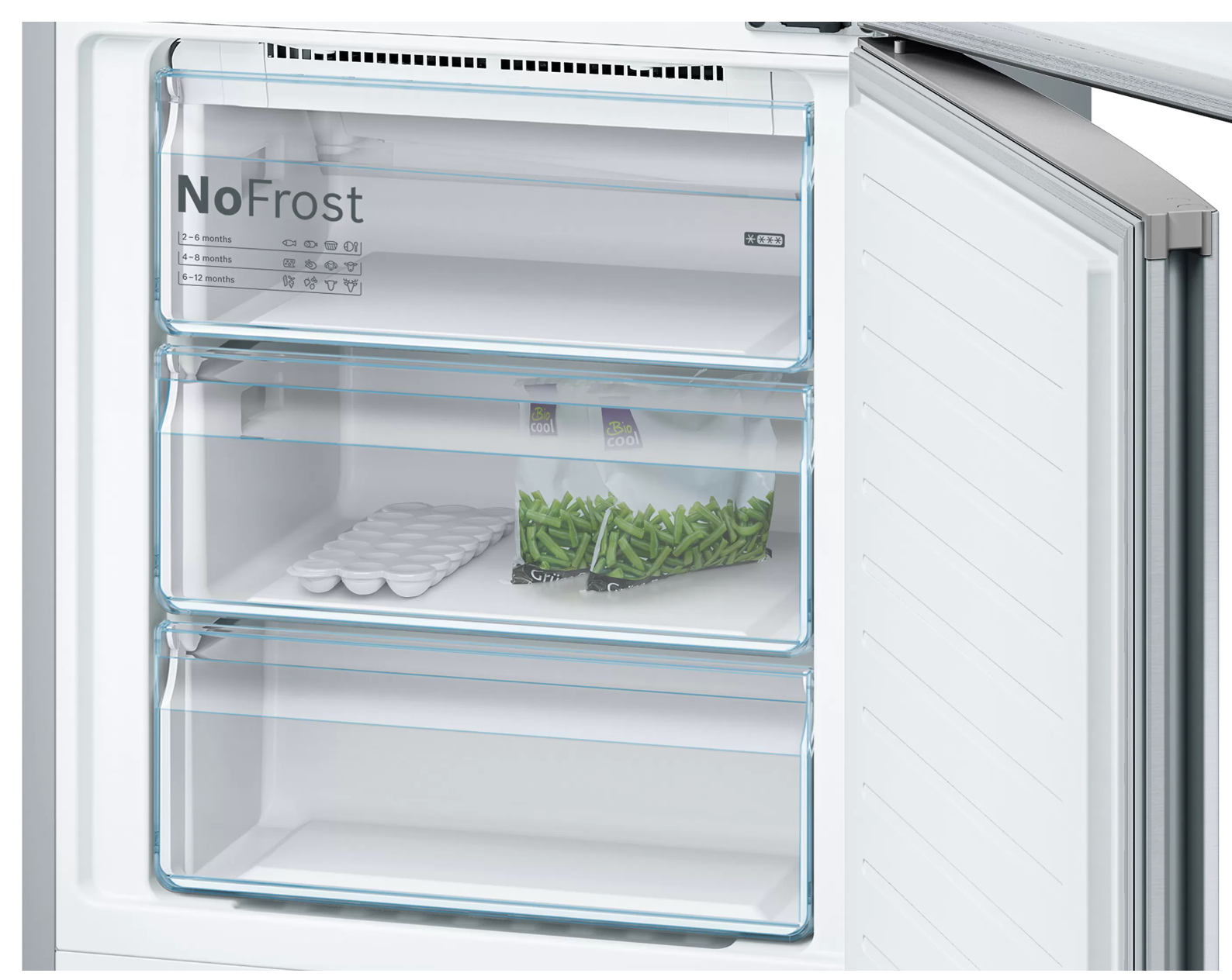 Холодильник с морозильной камерой Bosch KGN49XI30U - фотография № 4