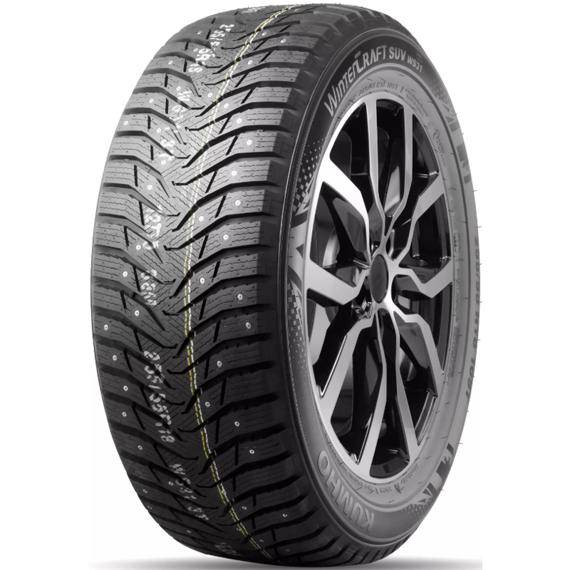 Зимние шины Kumho WinterCraft Ice WS31 SUV 235/55 R19 105T, шипы