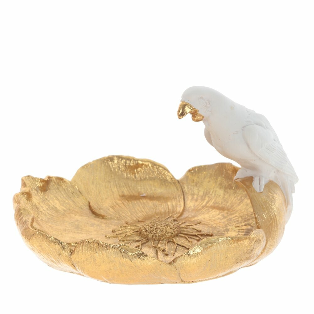 фото Блюдо декоративное Попугай, 19х18х12 см KSM-800268