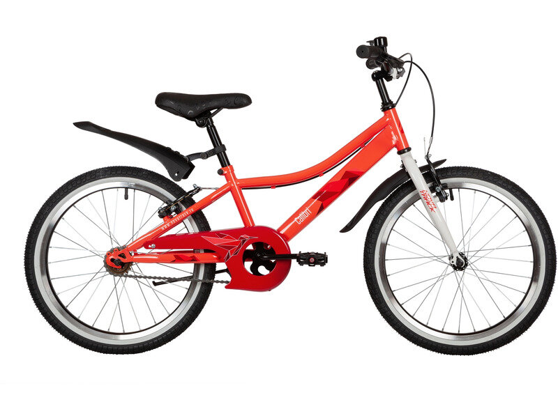 Детский велосипед Novatrack Calibri 20, год 2022, цвет Оранжевый