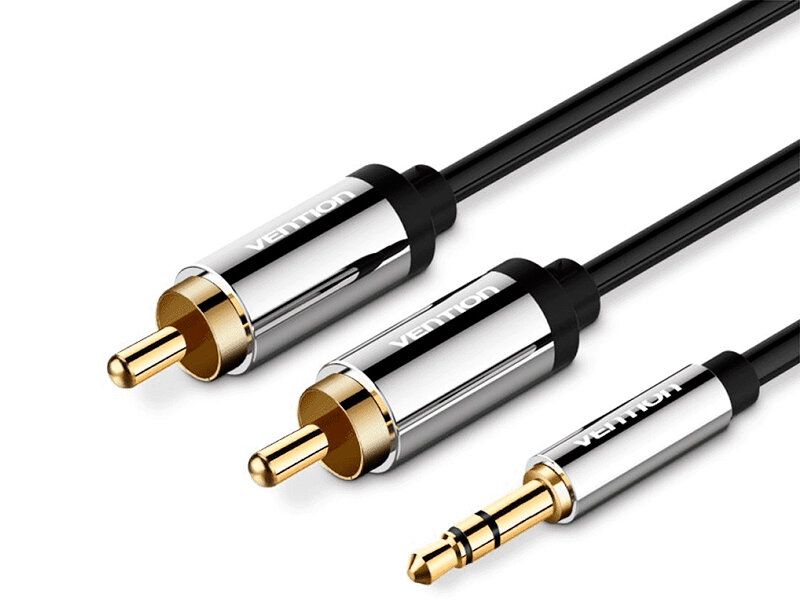 Аксессуар Vention Jack 3.5mm M - 2RCA M P550AC300-S 3m Black