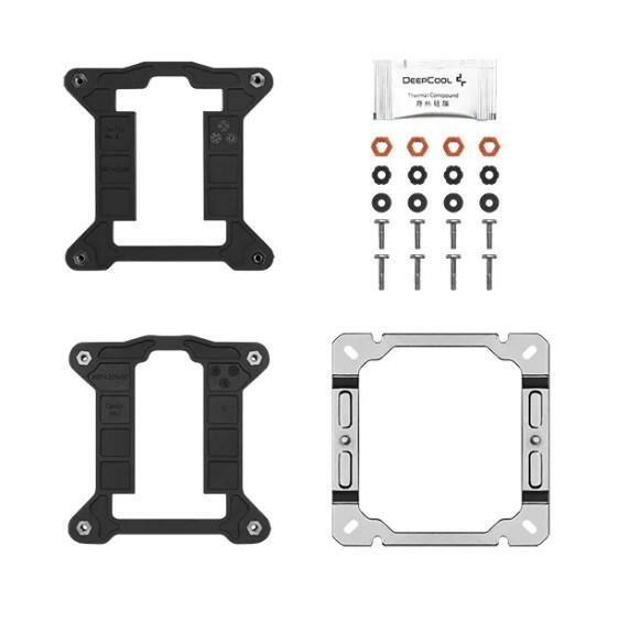 Deepcool Кулер ЦП DEEPCOOL LGA1150/LGA1151/LGA1155/LGA1200/LGA1700/AM5/AM4 75.89 фут3/мин TDP 220 Вт Вес 1 кг R-AG400-BKLNMC-G-1