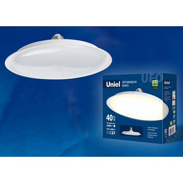 Лампа светодиодная Uniel E27 175-250В 40Вт 3000К UL-00004573