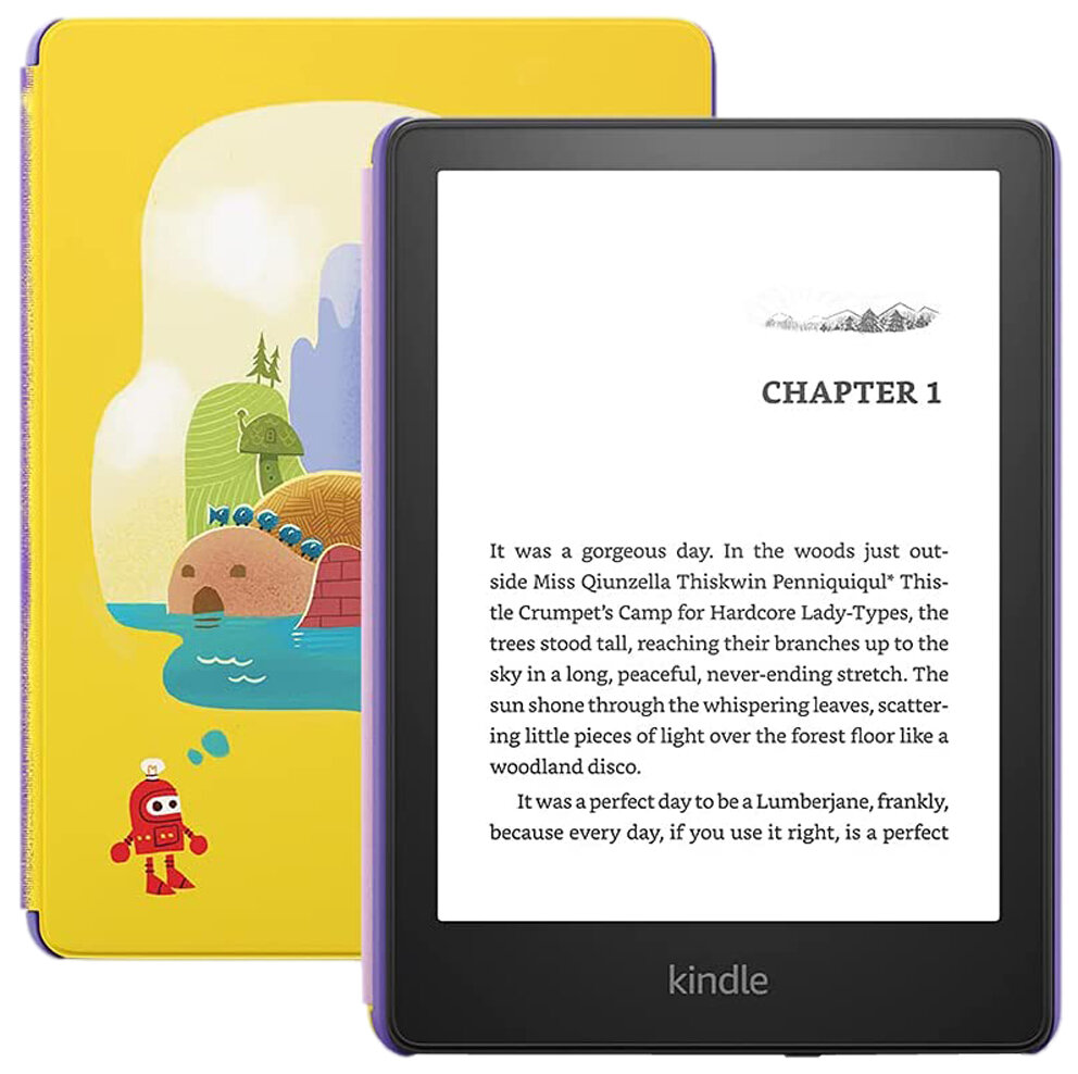 Электронная книга Amazon Kindle PaperWhite 2021 8Gb Kids Yellow