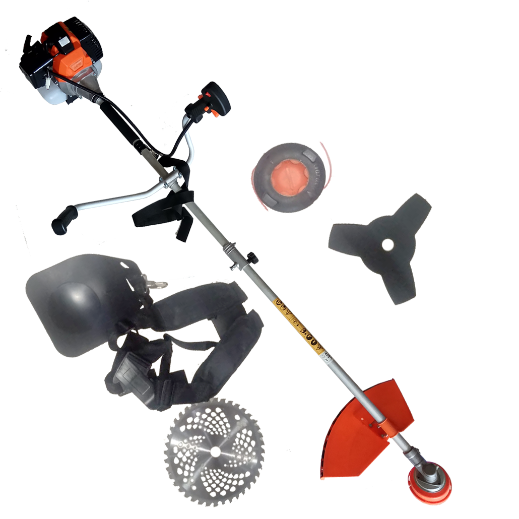 фото Бензокоса Grass Prо -562 разъемная штанга, ранцевый ремень 2,2кВт (2ножа+катушка)