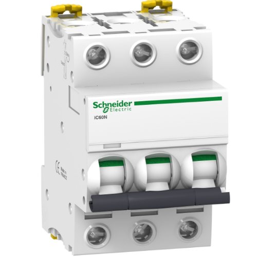 фото iC60N 3P 16А Автоматический выключатель 3-полюсный, 16А, 6кА (хар-ка C) Schneider Electric, A9F74316