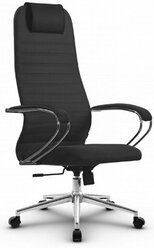 Кресло руководителя Метта SU-BK131-10, Темно-серый/Темно-серый (Основание Ch3)