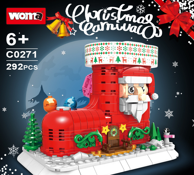 фото Конструктор WOMA TOYS Рождественский чулок C0271-DS