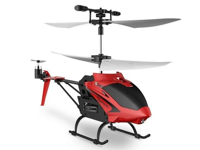 Радиоуправляемый вертолет Syma S5H RTF 2.4G S5H, красный