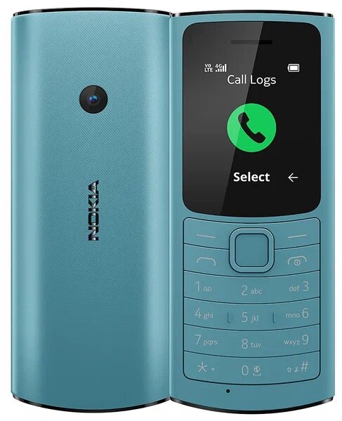 Телефон Nokia 110 4G TA-1543 DS EAC blue