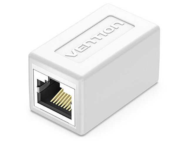 Адаптер-соединитель RJ45 F / RJ45 F 8p8c кат. 6 Белый IPVW0 Vention