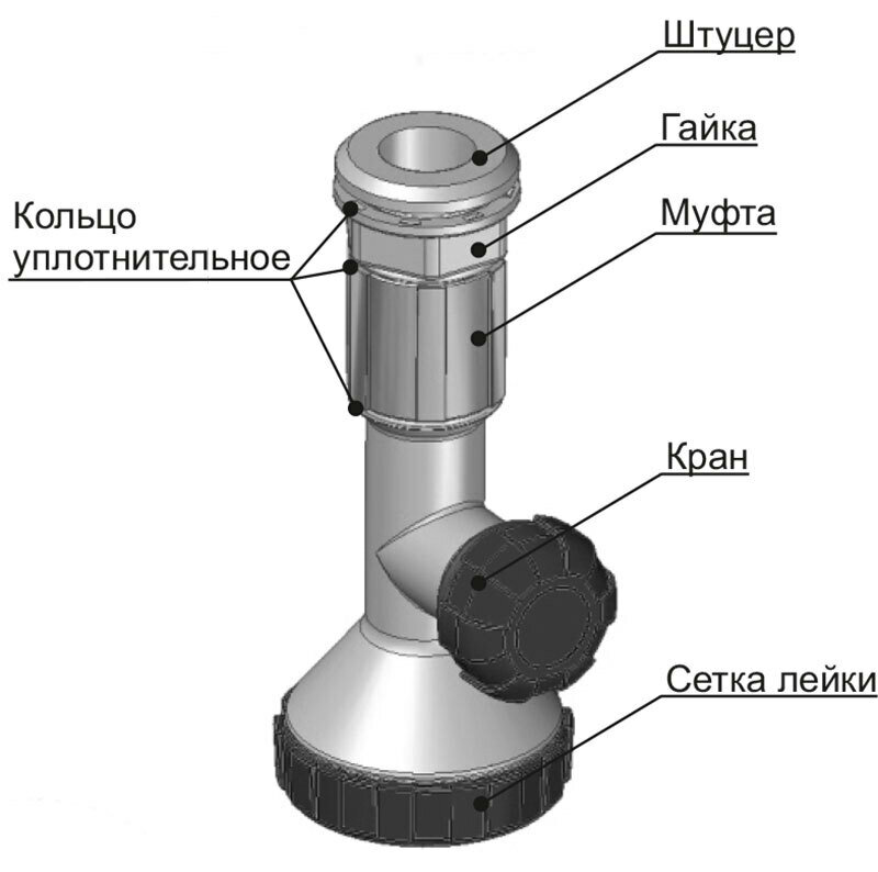 Исток Кран душевой КД-2 - фотография № 3