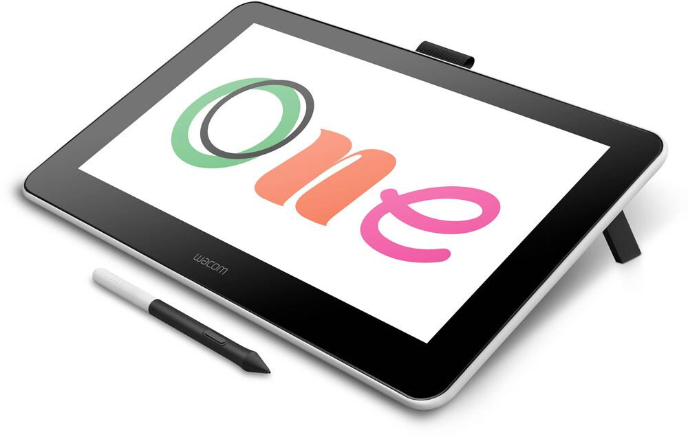 Графический планшет WACOM One 13 pen display белый