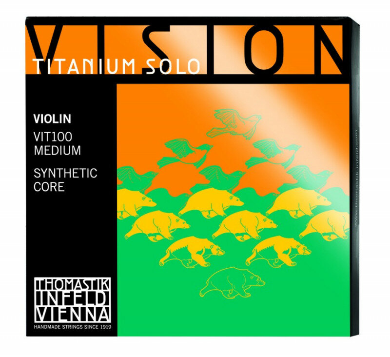 THOMASTIK VIT100 Vision Titanium Solo струны скрипичные 4/4, medium