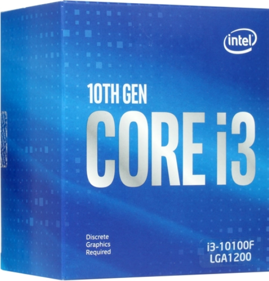 Процессор Intel Original Core i3 10100F Soc-1200 (bx8070110100f S Rh8u) (3.6GHz) Box Bx8070110100f S