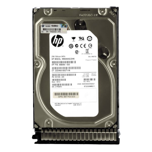   HP 658102-001 2Tb 7200 SATAIII 3.5" HDD