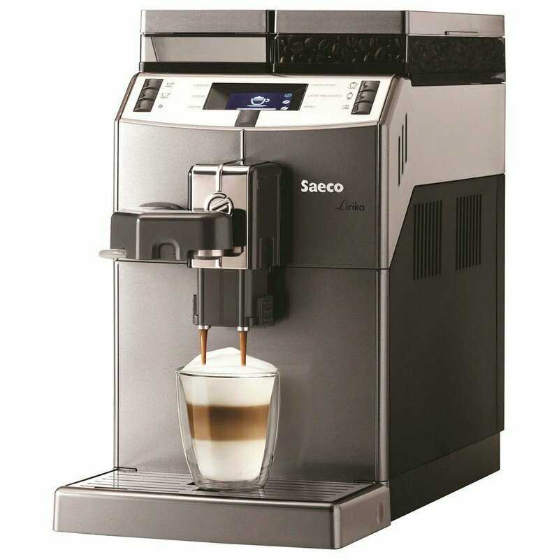 Кофемашина SAECO LIRIKA Cappuccino,1850 Вт, объем 2,5 л, емкость для зерен 500 г, автокапучинатор, серебристый