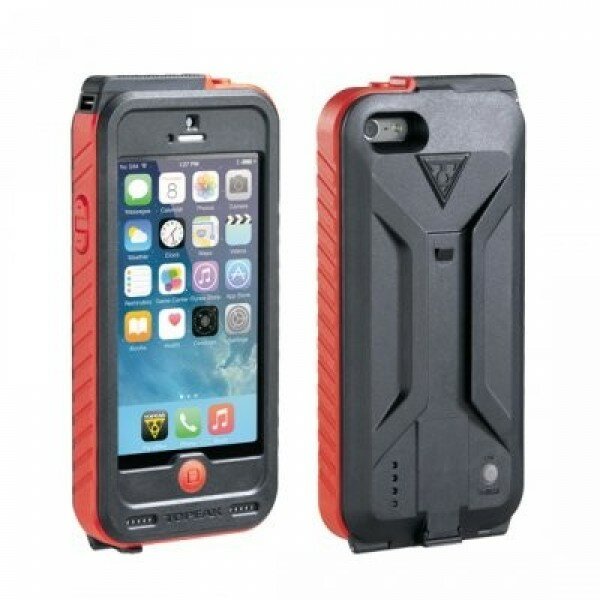 Водонепроницаемый бокс с 3150 mAh Topeak Weatherproof RideCase iPhone SE / 5 / 5s (TT9839), цвет Красный