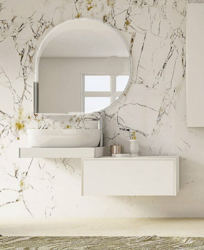 фото Мебель для ванной подвесная CEZARES TAVOLONE 60 Bianco Opaco