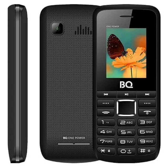 BQ Сотовый телефон BQ M-1846 One Power, 1.77", 2 sim, 32Мб, microSD, 2500 мАч, чёрно-серый