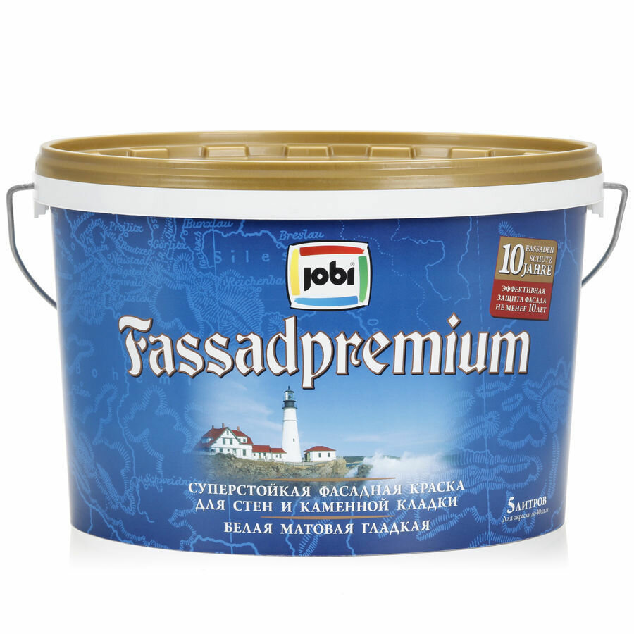 JOBI FASSADPREMIUM Краска фасадная премиум (5л)