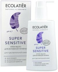 Ecolatier Крем-мыло Ecolatier Super Sensitive для интимной гигиены 250 мл, 4 шт.