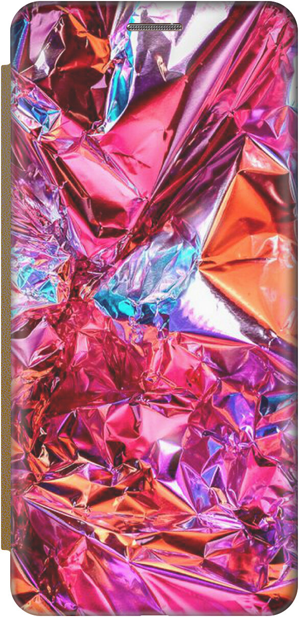 фото Чехол-книжка Розовая фольга на Vivo Y31 / Y53s 4G / Y51 2020 / Виво У31 / У53с 4Г / У51 2020 золотой