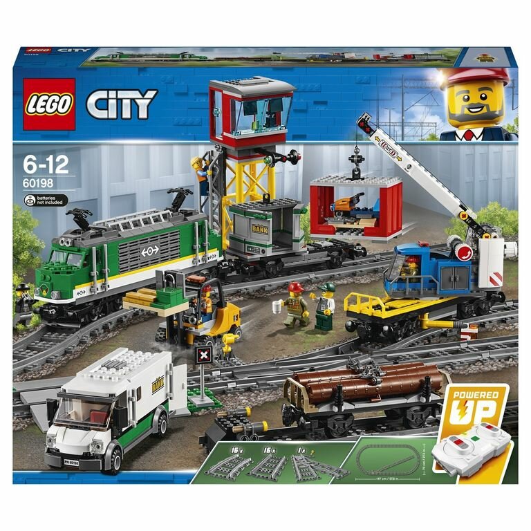 LEGO City Fire Конструктор Товарный поезд, 60198