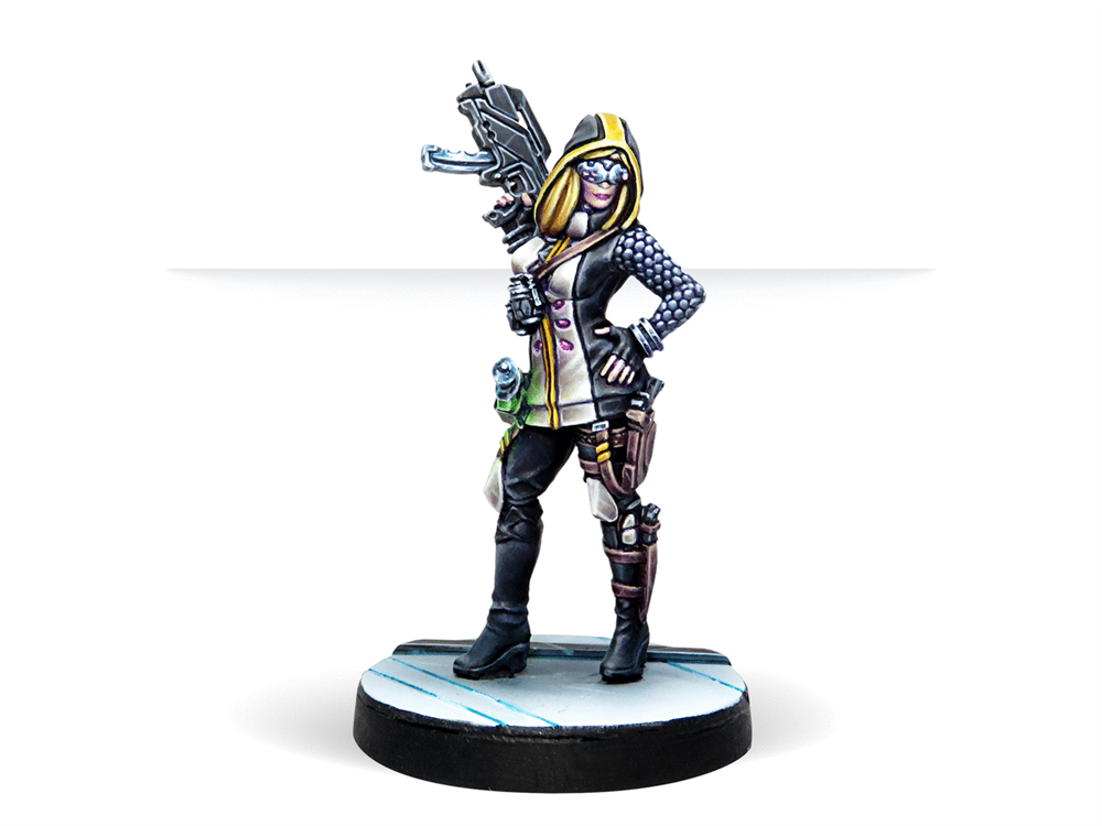 Corvus Belli Dart, Optimate Huntress (Submachine gun, Grenades) (ALEPH)