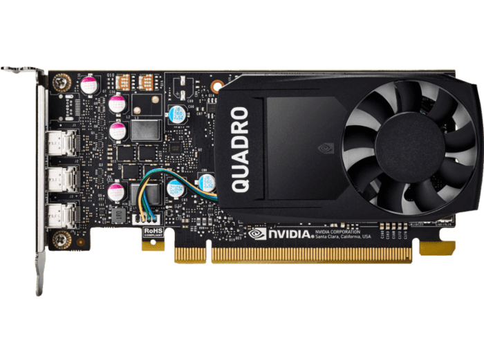 Видеокарта HP Graphics Card NVIDIA Quadro P400 2GB (1ME43AA)