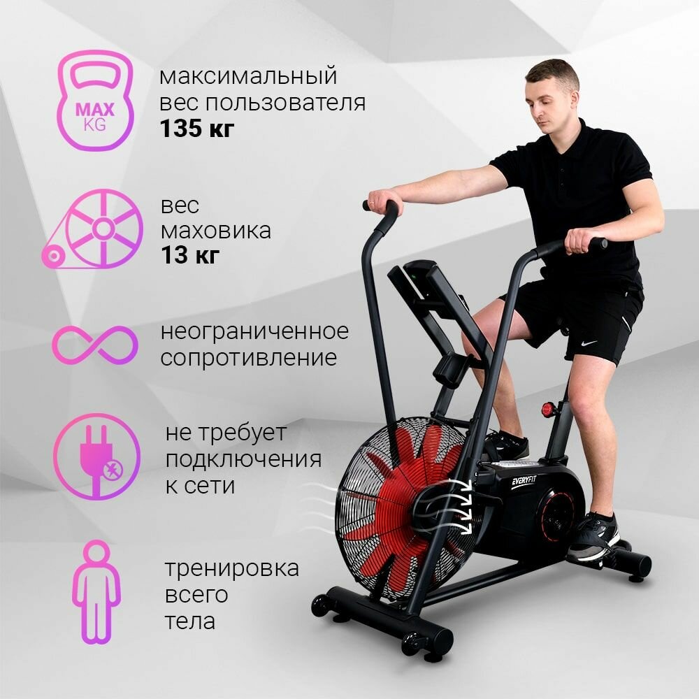 Аэромагнитный велотренажер Everyfit ORBF11