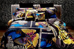 Постельное белье Papillon 200х200, хлопок сатин, Roberto Cavalli - изображение