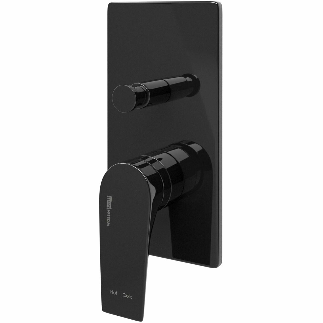 Смеситель Wasserkraft для душа Glan 6600 черный (6661)