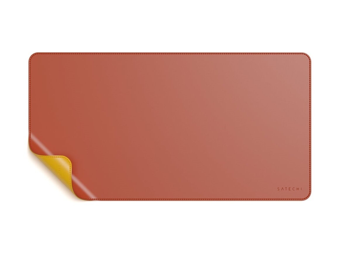 Коврик для мыши Satechi Dual Side ECO-Leather Deskmate 585*310 мм Желтый/Оранжевый ST-LDMYO
