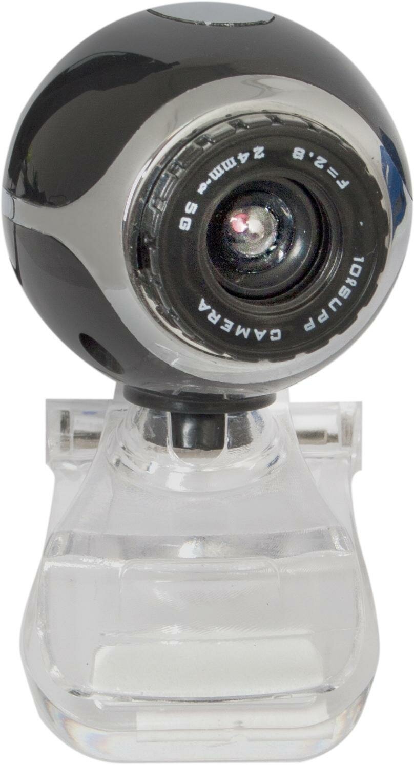 Камера интернет Defender C-090 Black 0.3 Мп, универ. крепление, чер