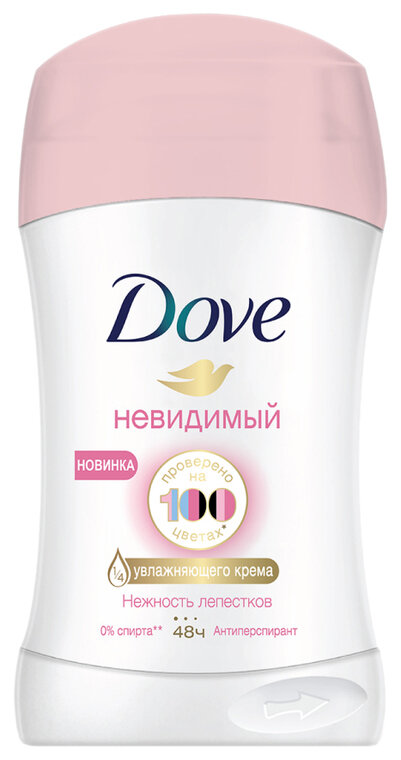 Dove Дезодорант-антиперспирант стик Elements Нежность лепестков женский 40 мл