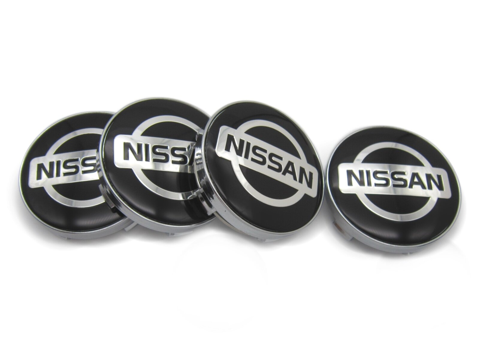 Колпачки заглушки на литые диски Ниссан 60/56 мм, 4 колпачка