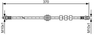 Шланг Тормозной Передний Ford Focus I Phb432 TRW арт. PHB432